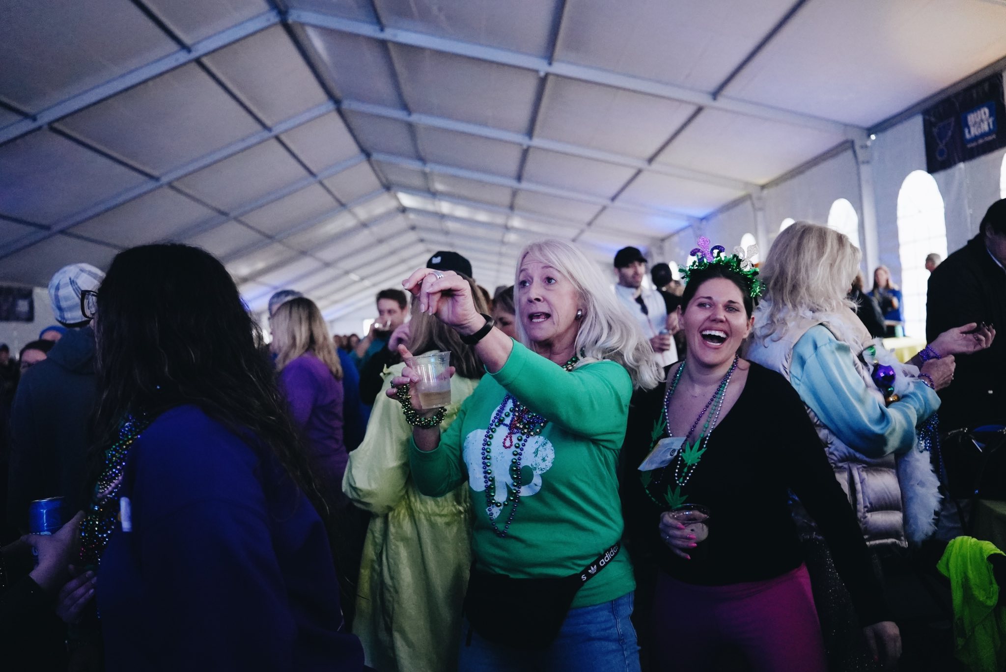 Phoenix Structures’ Large Party Tent Defies Mardi Gras Rain